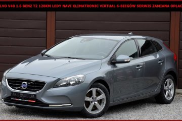 Volvo V40 1.6 Benz T2 120KM Ledy Navi Virtual Klimatronic 6-Biegów Ser