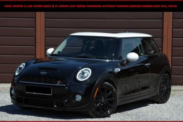 Mini Cooper S 2.0 Benz 192KM Zarej w PL Xenon Navi Ledy Skóra Panorama
