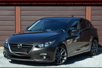 Mazda 3 2.0i Benzyna Skyactiv 120KM Navi Klimatronic 6-Biegów Serwis