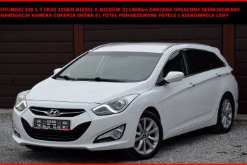 Hyundai i40 1.7CRDi 136KM 6-Biegów Navi Kamera Skóra Zamiana