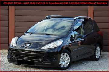 Peugeot 207 Sw 1.6 HDI 90KM Zarej w PL Panorama Klima 5-Biegów Zamiana