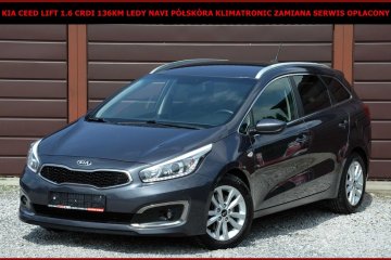 Kia Ceed Lift 1.6 CRDI 136KM Ledy Navi Półskóra Klimatronic Serwis