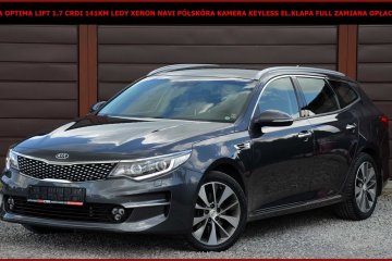 Kia Optima Lift 1.7 CRDI 141KM Ledy Xenon Navi Kamera Półskóra Keyless