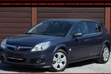Opel Signum 1.9 CDTI 150KM Navi Skóra Klimatronic 147Tyś km Opłacony Z