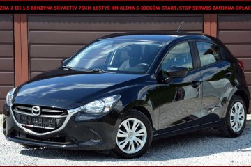 Mazda 2 III 1.5 Benzyna 75KM Klima 5-Biegów Start/Stop Serwis Zamiana