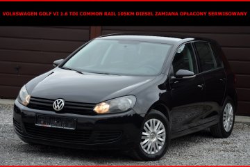 Volkswagen Golf VI 1.6 TDI Common Rail 105KM Zamiana Opłacony Serwis
