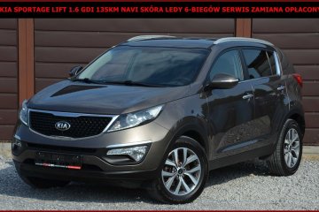 Kia Sportage Lift 1.6GDI 135KM Navi Skóra Ledy Opłacony Zamiana Serwis
