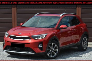 Kia Stonic 1.6 CRDI 110KM Ledy Skóra Radar Asystent Klimatronic Serwis
