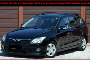 Hyundai I30 Lift 1.6 CRDI 90KM Zarej w PL Klima 6-Biegów Serwisowany