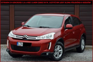 Citroen C4 Aircross 1.6 e-HDI 114KM Zarej w PL 143tyś km Ledy Półskóra