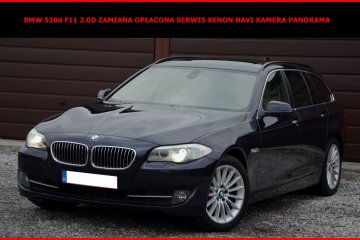 BMW 520d F11 2.0D 224tys km Zamiana Opłacona Serwis Xenon Panorama