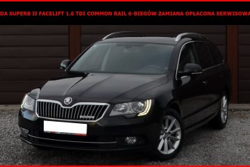 Skoda Superb II Lift 1.6 TDI CR Zamiana Opłacona Serwisowana Nawigacja