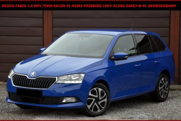 Skoda Fabia 1.0 MPI 75KM Salon PL Niski Przebieg Ledy Klima Zarej w PL