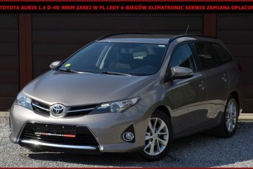 Toyota Auris 1.4 D4D 90KM Zarej w PL Ledy 6-Biegów Klimatronic Zamiana
