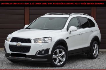 Chevrolet Captiva LTZ 2.2D 184KM 4X4 Zarej w PL Navi Skóra Automat