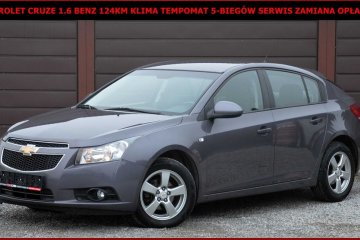 Chevrolet Cruze 1.6 Benz ECOTEC 124KM Klima Tempomat 5-Biegów Opłacony