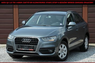 Audi Q3 2.0 TDI 140KM 220TYŚ KM Klimatronic Start/Stop 6-Biegów Serwis