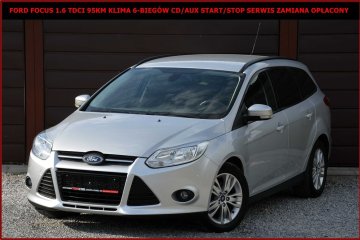 Ford Focus MK3 1.6 TDCI 95KM Klima 6-Biegów Start/Stop Serwis Zamiana