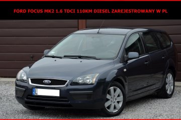 Ford Focus MK2 1.6TDCI 110KM Diesel Zarejestrowany Klima