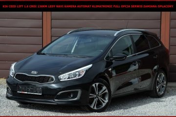 Kia Ceed Lift 1.6 CRDI 136KM Ledy Navi Kamera Automat Klimatronic Full
