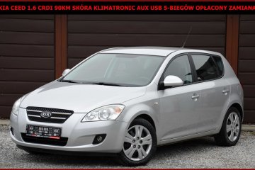 Kia Ceed 1.6 CRDI 90KM Klima Skóra 5-Biegów Usb Aux Opłacony Zamiana