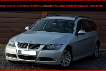 BMW 325i E91 3.0i 218KM Benzyna Zamiana Zarej. w PL Navi Skóra