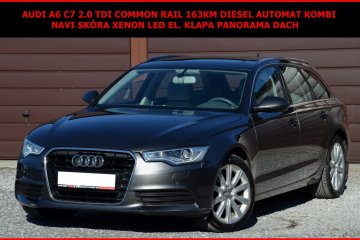 Audi A6 C7 2.0 TDI CR 163KM Automat Zamiana Opłacona Panorama Dach