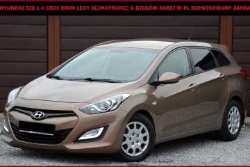Hyundai I30 1.4CRDI 90KM Ledy Klimatronic 6-Biegów Serwisowany Zamiana