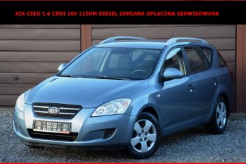 Kia Ceed 1.6 CRDi 16v 115KM 212tys km Zamiana Opłacona Serwisowana