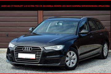 Audi A6 C7 Facelift 2.0Ultra TDI Automat 201tys km Navi Kamera Serwis