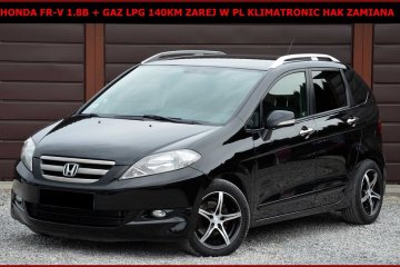 Honda FR-V 1.8 Benz + Gaz LPG 140KM Zarej w PL Klimatronic Hak Zamiana