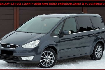 Ford Galaxy 1.8D 125KM Ghia 7-Osób Skóra Navi Pano Convers Zarej w PL