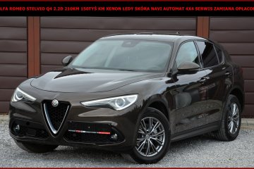 Alfa Romeo Stelvio 2.2 JTDM 210KM Q4 Skóra Navi Łopatki Radar Automat
