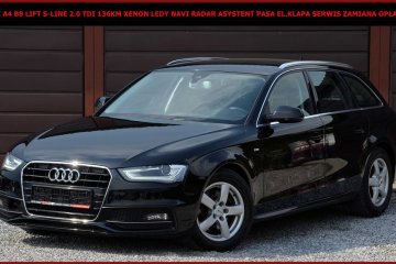 Audi A4 B8 Lift S-Line 2.0 TDI 136KM Xenon Ledy Radar Asystent Navi