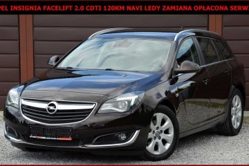 Opel Insignia Facelift 2.0CDTI 120KM Ledy Navi Zamiana Opłacona Serwis