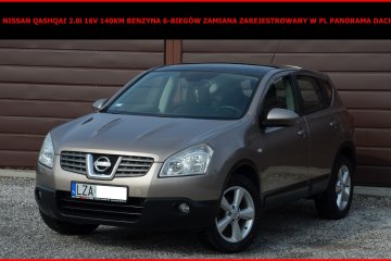 Nissan Qashqai 2.0i 16V 140KM Benzyna Zamiana Zarejestrowany Panorama