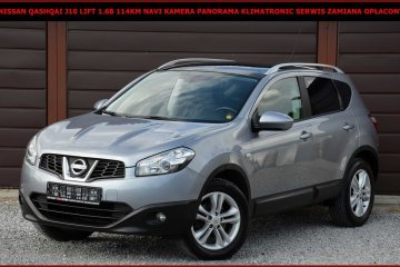 Nissan Qashqai Lift 1.6B 114KM Navi Kamera Pano Klima Opłacony Zamiana