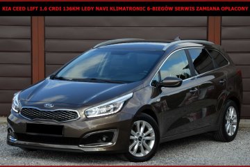 Kia Ceed Lift 1.6 CRDI 136KM Ledy Navi Klimatronic 6-Biegów Serwis