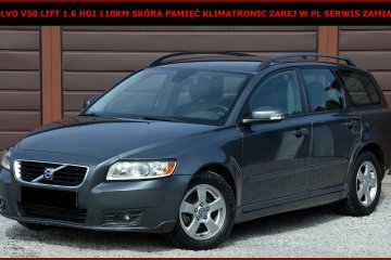 Volvo V50 Lift 1.6 HDI 110KM Skóra Klimatronic 5-Biegów Hak Zarej w PL