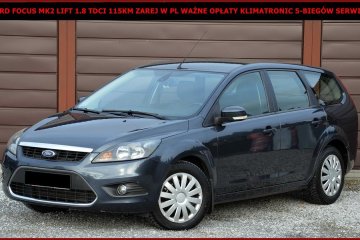 Ford Focus MK2 Lift 1.8D 115KM Zarej w PL Klimatronic 5-Biegów Serwis