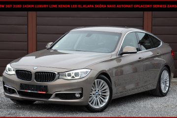 BMW 3GT 2.0D 143KM Xenon Ledy Navi Automat El.Klapa Opłacony Serwis