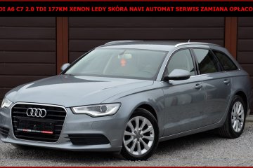 Audi A6 C7 2.0 TDI 177KM Skóra Ledy Xenon Navi Automat El.Klapa