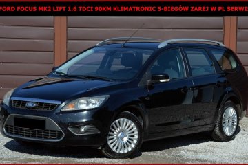 Ford Focus Mk2 Lift 1.6D 90KM Klimatronic 5-Biegów Zarej w PL Serwis