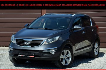 Kia Sportage III 1.7 CRDi 115KM Zamiana Opłacona Serwis Navi Skóra