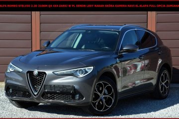 Alfa Romeo Stelvio 2.2D 210KM Q4 4X4 Zarej w PL Navi Kamera Radar Full