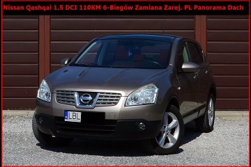 Nissan Qashqai 1.5 DCI 110KM 6-Biegów Zamiana Zarej. PL Panorama Dach