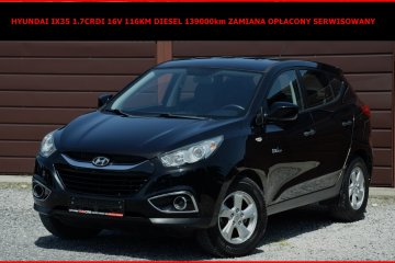 Hyundai iX35 1.7CRDI 116KM Diesel 139000km 6-Biegów Zamiana Stan BDB