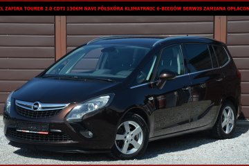 Opel Zafira Tourer 2.0 CDTI 130KM Navi Półskóra Klima Zamiana Serwis