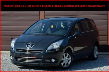 Peugeot 5008 1.6 e-hdi 112KM 214tys km 7-Osób Zamiana Opłacony Serwis