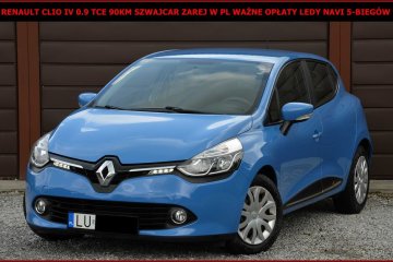 Renault Clio IV 0.9TCE 90KM Zarej w PL Navi Ledy Klima Serwis Szwajcar